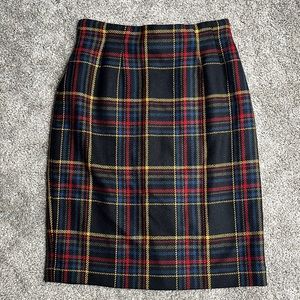 Wool pencil skirt